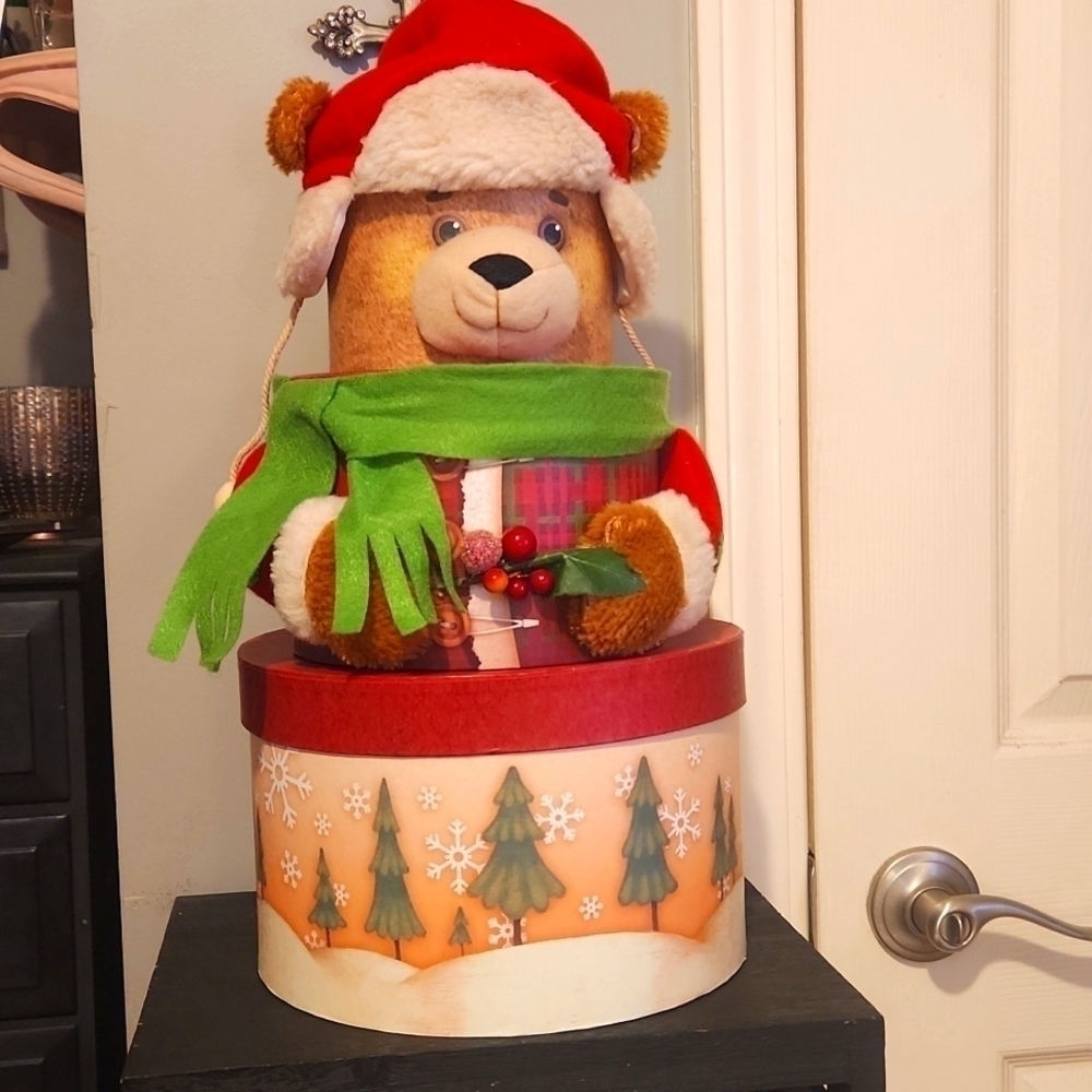 Christmas Teddy Bear Nesting Boxes